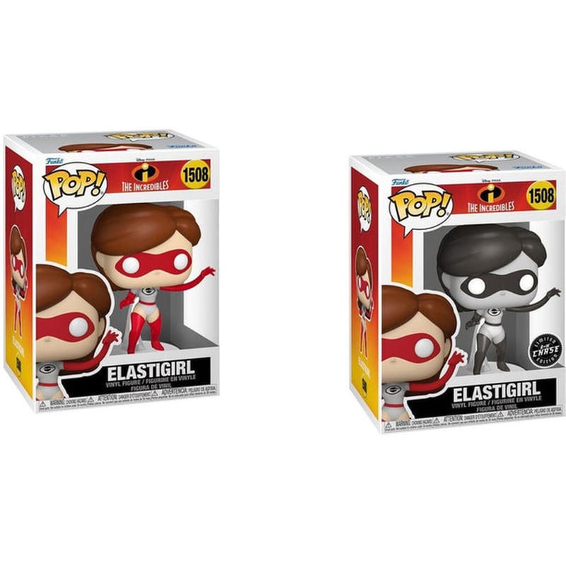 Φιγούρες Funko Pop! Disney The Incredibles - Elastigirl #1508 and Chase (2-pack)
