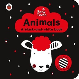 Baby Touch- Animals- a black-and-white book