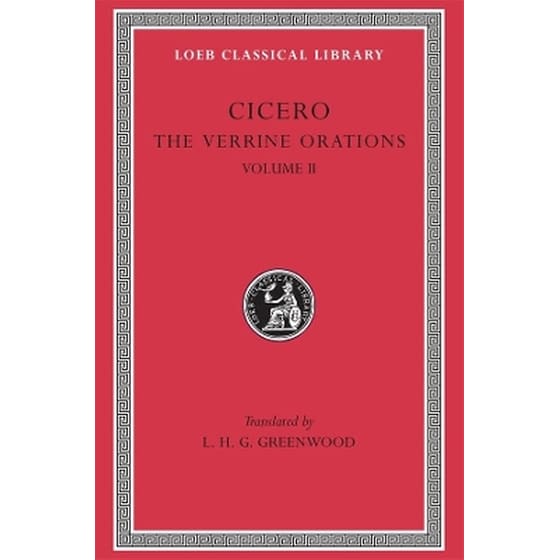 The Verrine Orations, Volume II image 0