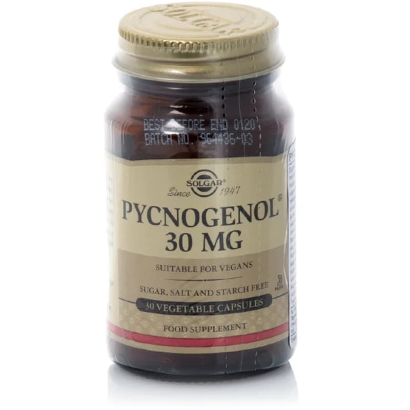 Ειδικό Συμπλήρωμα Διατροφής Solgar Pycnogenol 30mg - 30 κάψουλες