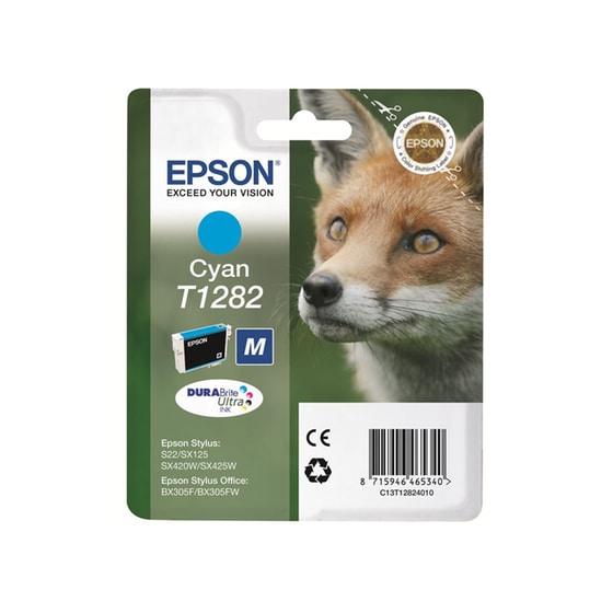 Epson T1282 Κυανό Μελάνι Εκτυπωτή C13T12824011 image 0