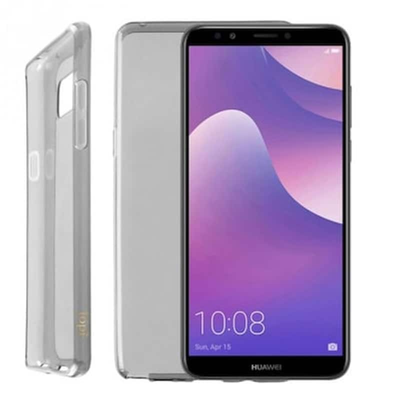 IDOL 1991 Θήκη Huawei Y7 2018/Y7 Prime 2018 - Idol 1991 Air Slim TPU - Διάφανο Γκρι