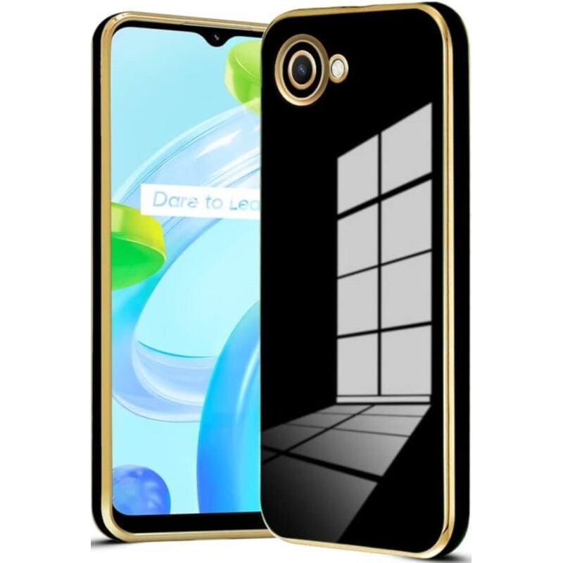 BODYCELL Θήκη Realme C30 - Bodycell Gold Plated - Black