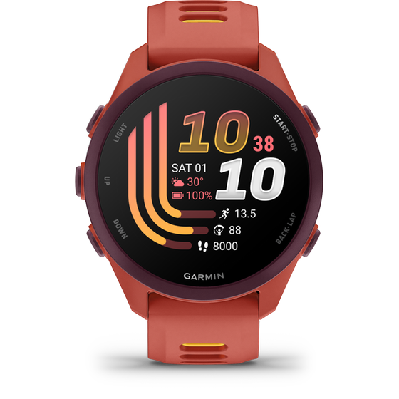 Smartwatch Garmin Forerunner 170 Music 43mm - Red Pink with Mango image 0