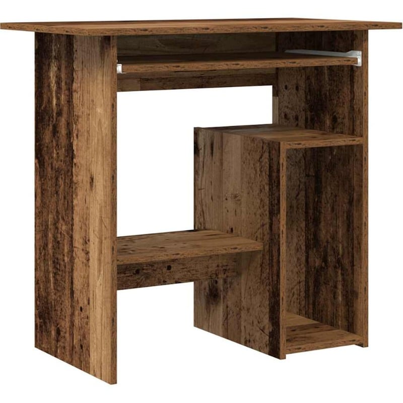 Γραφείο VidaXL από Μοριοσανίδα 80x45x74 cm - Παλιό Ξύλο