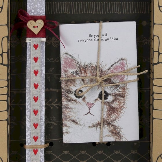 Λαμπάδα Synchronia Σημειωματάριο Vintage - Γάτα image 1