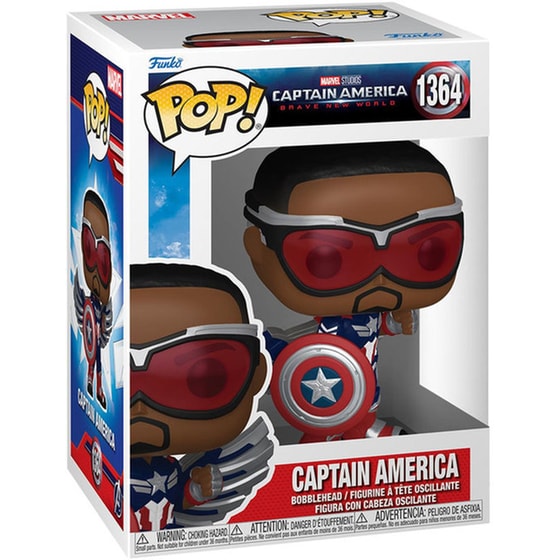 FUNKO POP! CAPTAIN AMERICA 1364 BOBBLE image 1