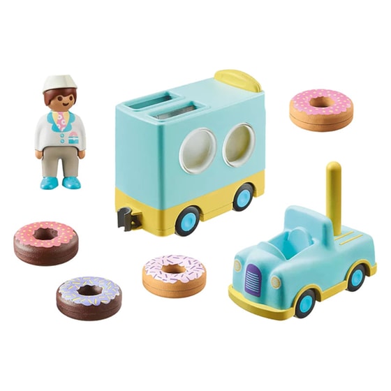 PLAYMOBIL® Junior Φορτηγάκι Ντόνατ (71325) image 5