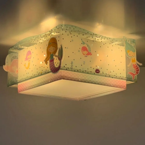 Παιδικό Οροφής Φωτιστικό Ango Mermaids Πλαφονιέρα 63446 image 5