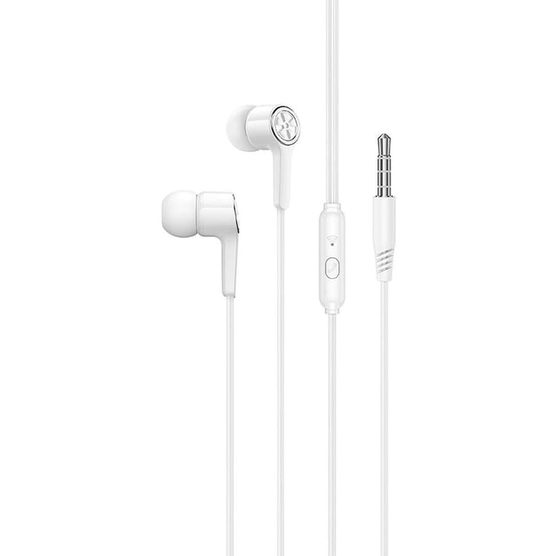HOCO Ακουστικά Handsfree Hoco M104 In Ear 3.5mm Jack - Λευκό