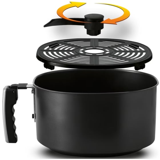 Φριτέζα Αέρος  IZZY IZ-8215 XL με Αποσπώμενο Κάδο  Digital 1800 W 9 L - Μαύρο image 6