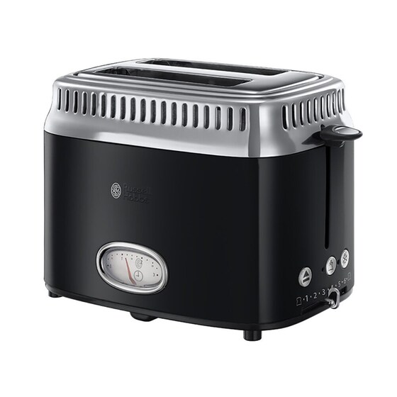 RUSSELL HOBBS 21681-56 RETRO CLASSIC 2 Θέσεων 1200W Μαύρο Φρυγανιέρα image 0