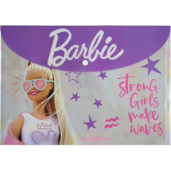 Φάκελος Gim με Κουμπί A4 Barbie image 0
