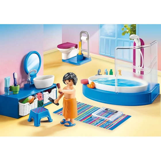 PLAYMOBIL® Dollhouse Πολυτελές Λουτρό με Μπανιέρα (70211) image 1