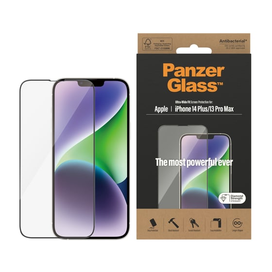 Προστατευτικό οθόνης Apple iPhone 14 Plus/iPhone 13 Pro Max - PanzerGlass Ultra-Wide Fit image 2