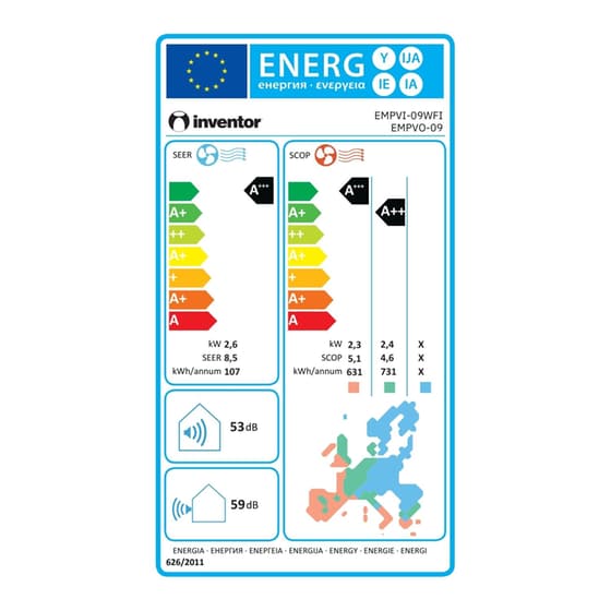 INVENTOR Emperor EMPVI-09WFI/EMPVO-09 9.000 BTU A+++/A+++ με Ιονιστή & Wi-Fi Κλιματιστικό Inverter image 7