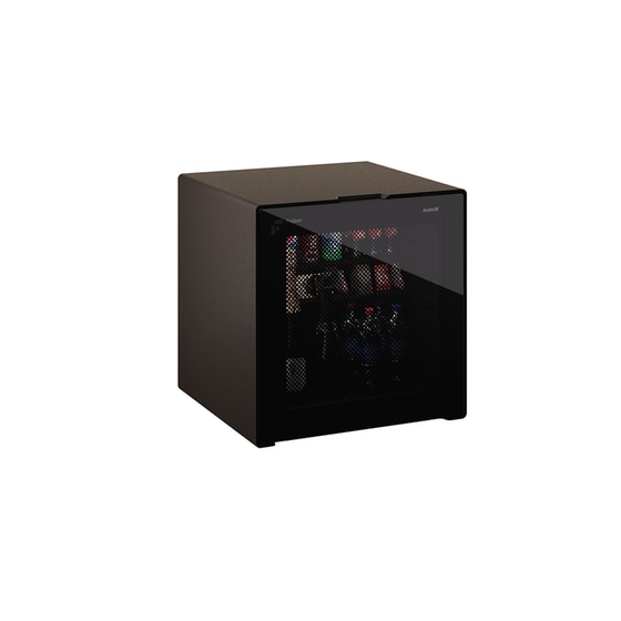 IndelB FRIDOM Cube Countertop 31 Lt Bronze με Συμπιεστή Mini Bar image 2