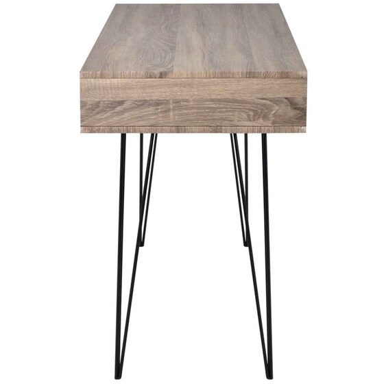 Γραφείο Μελέτης VidaXL από MDF 110x50cm - Δρυς/Φυσικό image 2