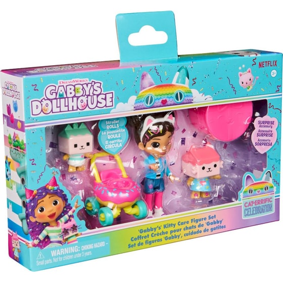 Spin Master: Gabby's Dollhouse - Σετ Φιγούρες Gabby's Kitty Care 4 Τμχ (6069425) image 4