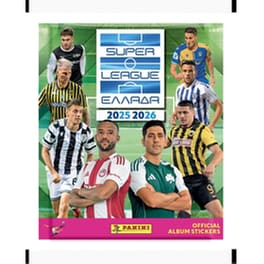Panini Αυτοκόλλητα Super League 2025-2026 - 1 Φακελάκι (PA.XA.SU.026)