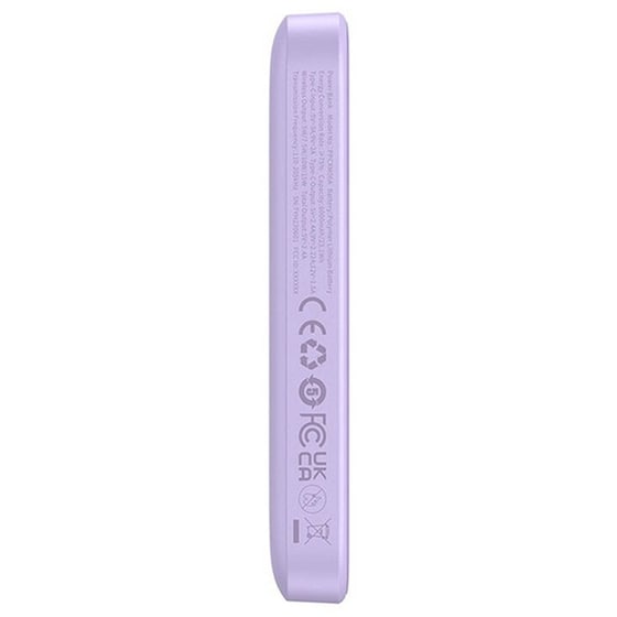 Powerbank Baseus Magnetic Mini MagSafe 6.000mAh 20W - Purple image 5
