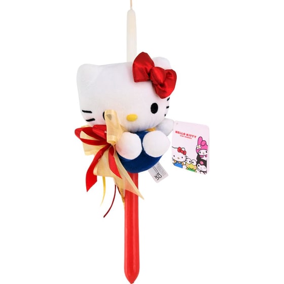 Λαμπάδα Hello Kitty & Friends Kitty Λούτρινο - 20 cm image 0