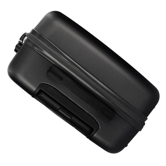 Βαλίτσα Μεσαία Princess Roll Road Flex από ABS 65x46x23cm Μαύρη image 5