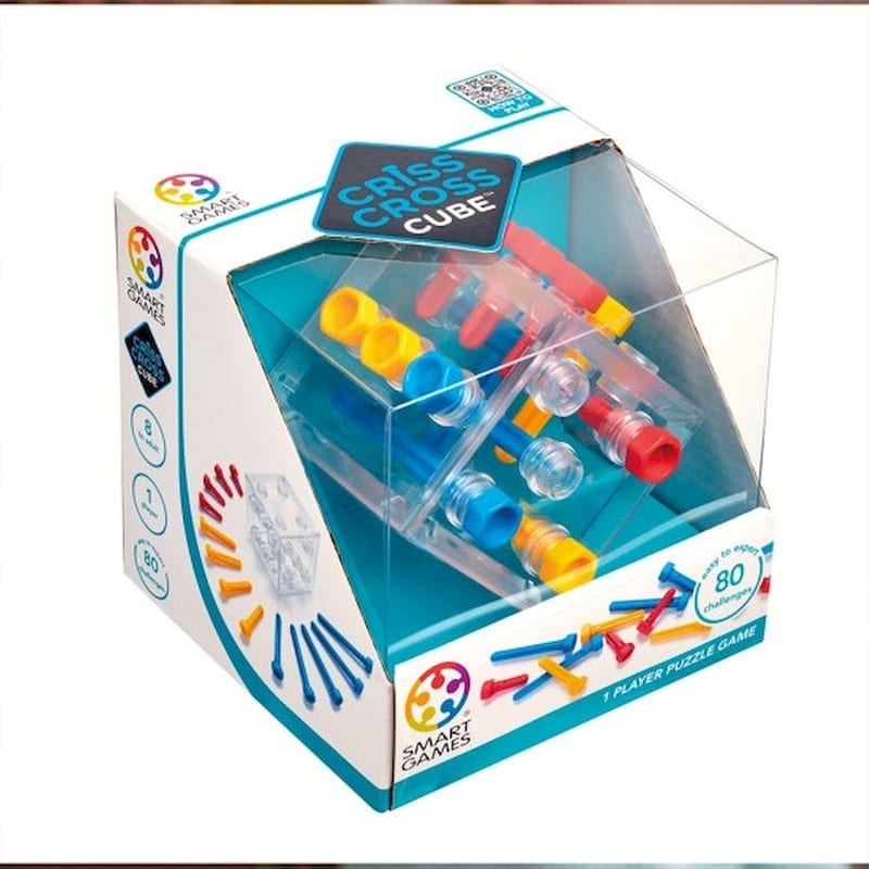 SMART GAMES Smartgames Επιτραπέζιο Κύβος Criss Cross Cube