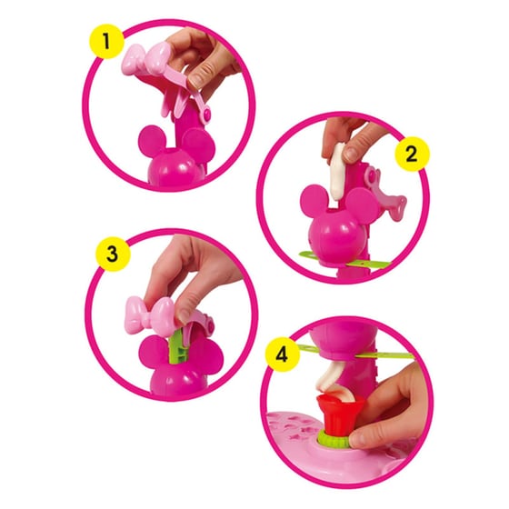 AS Σετ Παγωτοπλαστελίνα Disney Minnie Ice Cream Maker με 6 Βαζάκια και Εργαλεία image 5