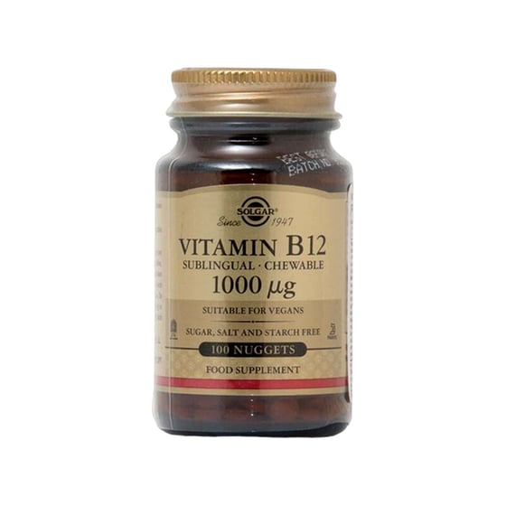 Solgar Vitamin B12 1000μg - 100 ταμπλέτες image 0