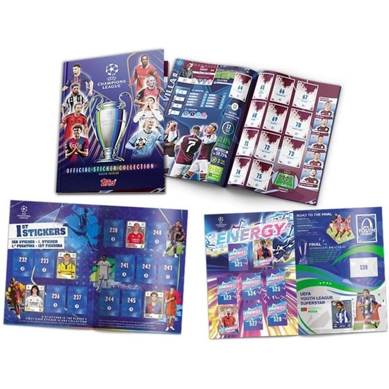 Topps Αυτοκόλλητα UEFA Champions League 24/25 Promo Stickers Album image 1