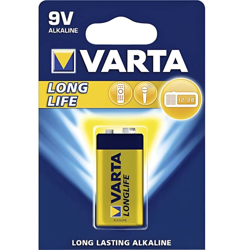 VARTA Varta Αλκαλική Μπαταρία 9V 6LR61 1τμχ