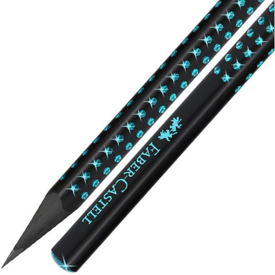 Μολύβι Faber Castell Sparkle Midnight B Γαλάζιο image 1