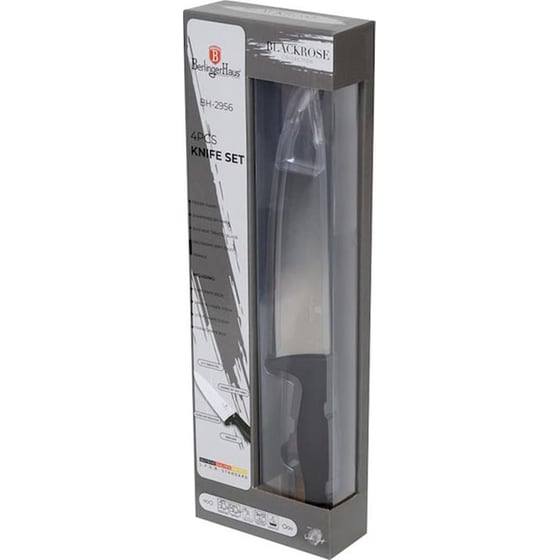 Σετ Μαχαίρια Berlinger Haus Black Rose Collection από Ανοξείδωτο Ατσάλι 4 Τμχ image 1