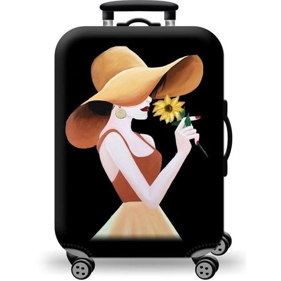 Κάλυμμα Βαλίτσας Amber Medium Flower Lady image 0