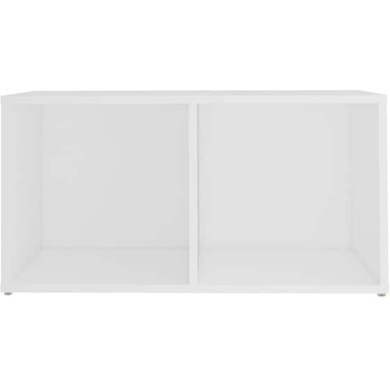 Έπιπλο Τηλεόρασης VidaXL από Μοριοσανίδα 2 Τμχ 72x35x36.5cm - Λευκό image 4