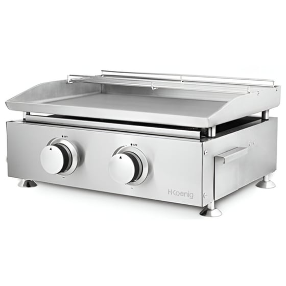H.KOENIG PLX820 με 2 Εστίες 5kW Ψησταριά Υγραερίου image 2