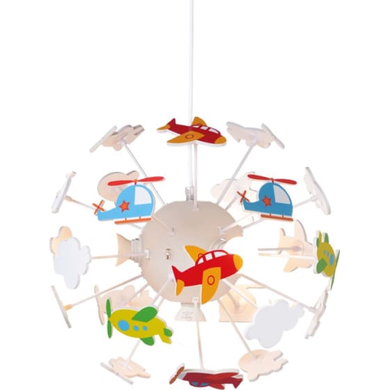 Παιδικό Φωτιστικό Οροφής Aca Air MD160224AIR Αεροπλάνα image 0