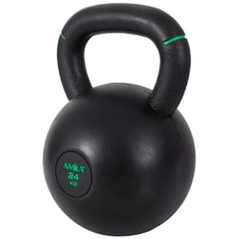 Kettlebell Amila Original Rubber 90480 Κλασικό από Λάστιχο 24kg - Μαύρο/Πράσινο