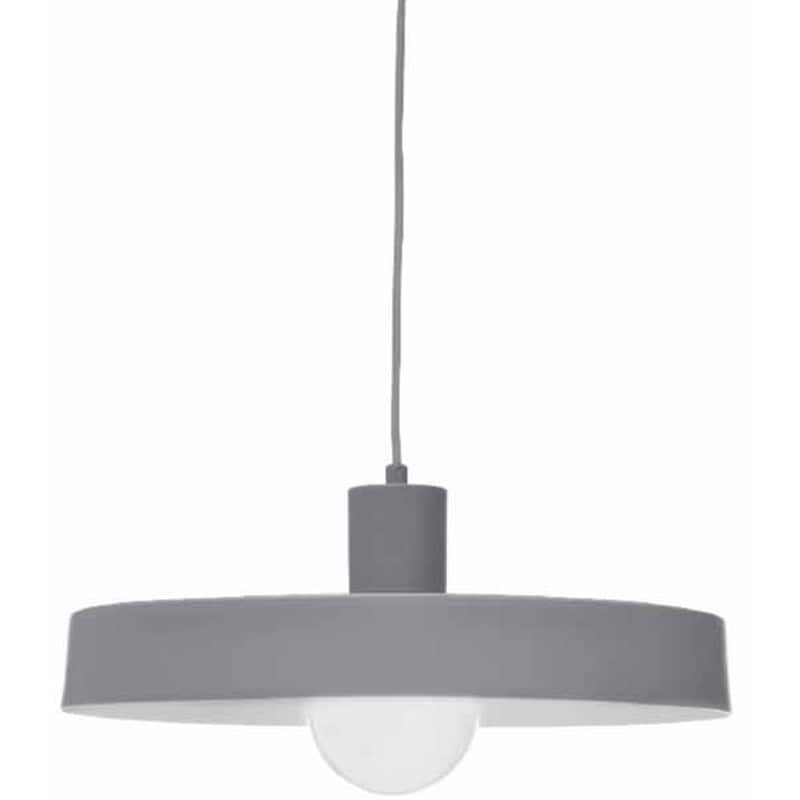 ACA DECOR Φωτιστικό Οροφής Μονόφωτο Aca Decor Domenica Od5392sgy Μεταλλικό - Γκρι