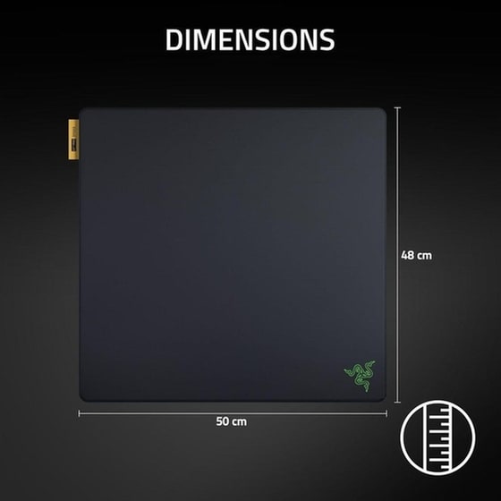 Razer Gigantus RZ02-05490900-R3M1 Gaming Mouse Pad Large (500mm) Μαύρο image 3