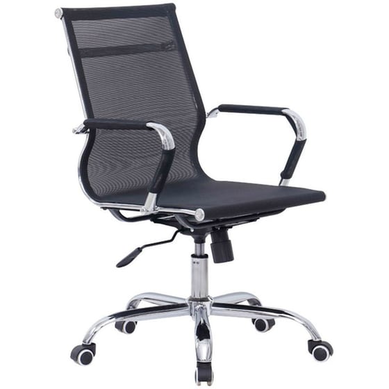 Καρέκλα Γραφείου Εργασίας Noctis Pakoworld Μαύρο Ύφασμα Mesh 55.5x50x92εκ – 277-000005 image 0