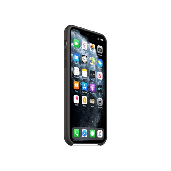 Θήκη iPhone 11 Pro Max - Apple Silicone Case -  Black image 1