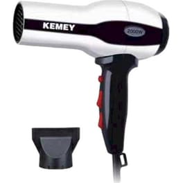 Σεσουάρ Μαλλιών KEMEI KM-6846 2000W Λευκό/Μαύρο