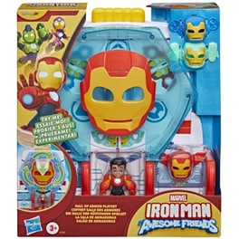 Διαδραστικό Παιχνίδι Hasbro Iron Man And His Awesome Friends: Vehicles And Playsets - Marvel Hall of Armor Playset