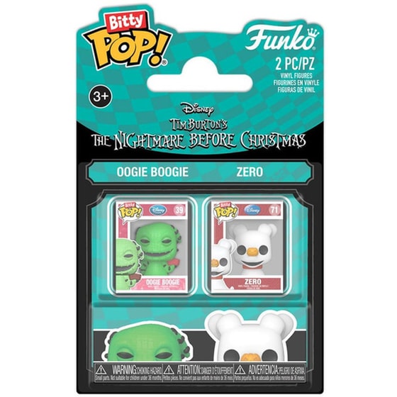 Funko Bitty Pop!  - The Nightmare Before Christmas  - Oogie Boogie & Zero (2-pack) image 0