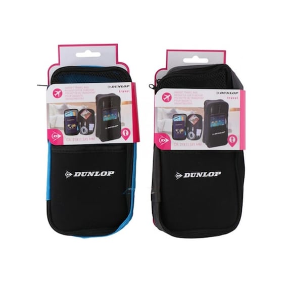 Dunlop Travel Τσάντα Ταξιδιού Μεταφοράς Συσκευών Gadget,  20.5x11x5  Cm, Σε 2 Χρώματα Μπλε image 1