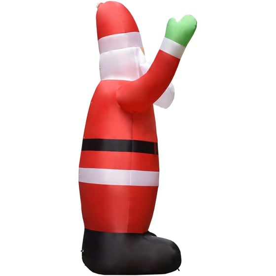 Χριστουγεννιάτικος Διακοσμητικός Φουσκωτός Άγιος Βασίλης με Φωτισμό Led 3m image 1