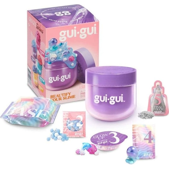 Gui-Gui Slime Βαζάκι με Αρωματική Χλαπάτσα & Φιγούρα (4 Σχέδια) - Τυχαία Επιλογή image 5