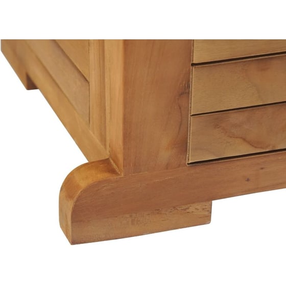 Τραπέζι Εξωτερικού Χώρου Μπαρ Πτυσσόμενο VidaXL από Ξύλο 155x53x105 cm - Καφέ image 11